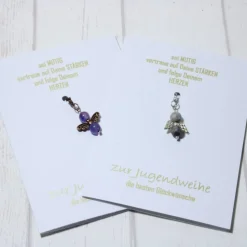 Jugendweihe * Glückwunsch * Glückwunschkarte * Grußkarte * Gastgeschenk * Schutzengel