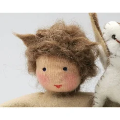 Junge mit Eule - Jahreszeitentisch - Blumenkinder -Waldorf - Art.Nr. HE16