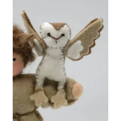 Junge mit Eule - Jahreszeitentisch - Blumenkinder -Waldorf - Art.Nr. HE16