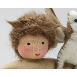 Junge mit Eule - Jahreszeitentisch - Blumenkinder -Waldorf - Art.Nr. HE16