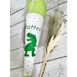 Jungen Schultüte Dino Dinosaurier aus Stoff 70 cm