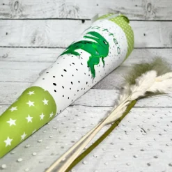 Jungen Schultüte Dino Dinosaurier aus Stoff 70 cm