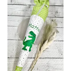 Jungen Schultüte Dino Dinosaurier aus Stoff 70 cm