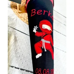 Jungen Schultüte Ninja rot Ninjago aus Stoff personalisiert 70 cm