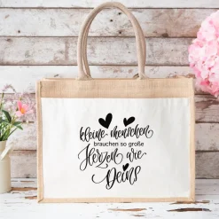 Jute-Tasche Abschiedsgeschenk Erzieherin Kita Kindergarten
