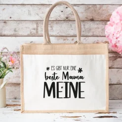 Jute-Tasche für Mama zum Muttertag – Geschenkidee für die beste Mama