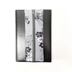 Kalendermäppchen mit Gummiband, Stifte Mäppchen mit Gummiband geblümt