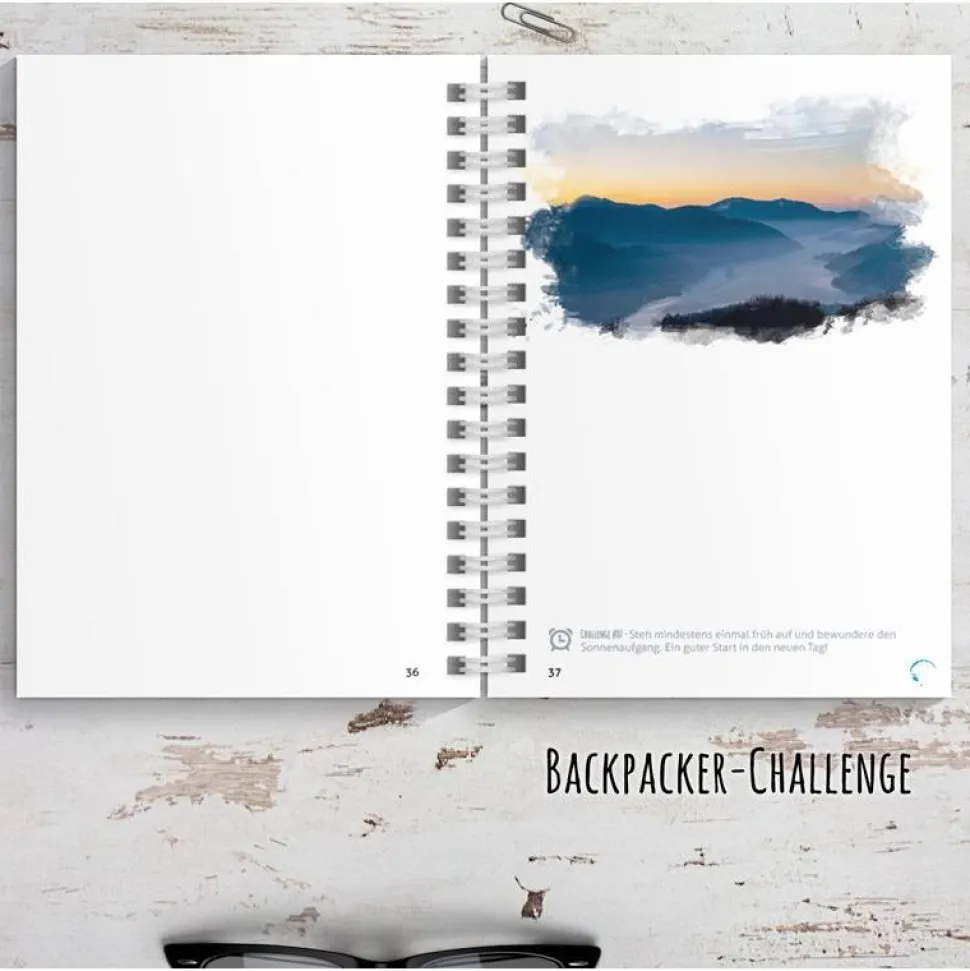 Kanada Reisetagebuch zum selberschreiben / als Abschiedsgeschenk - DIN A5 mit interaktiven Aufgaben & Reise-Zitaten