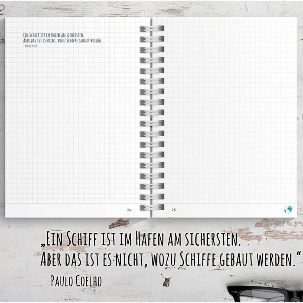 Kanada Reisetagebuch zum selberschreiben / als Abschiedsgeschenk - DIN A5 mit interaktiven Aufgaben & Reise-Zitaten