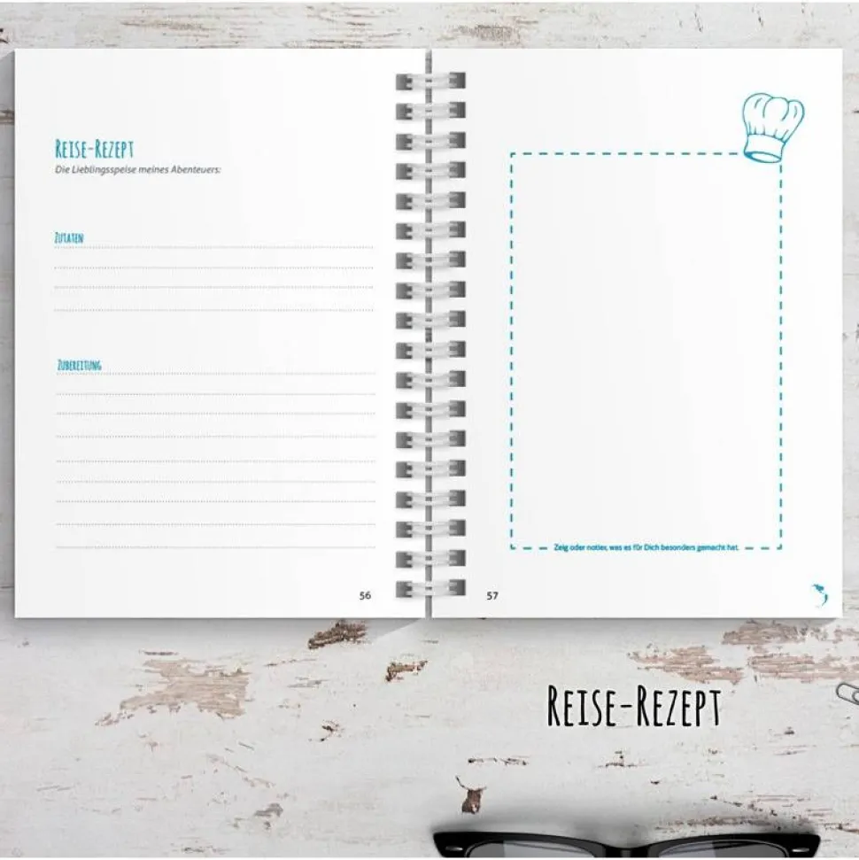 Kanada Reisetagebuch zum selberschreiben / als Abschiedsgeschenk - DIN A5 mit interaktiven Aufgaben & Reise-Zitaten