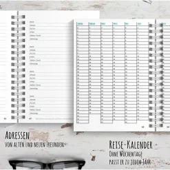 Kanada Reisetagebuch zum selberschreiben / als Abschiedsgeschenk - DIN A5 mit interaktiven Aufgaben & Reise-Zitaten