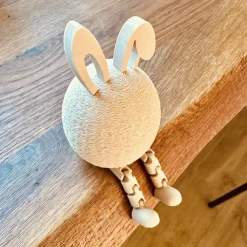 Kantenhocker „Kumpel Eibert“, Osterei mit Schlappohr, 3D-Druck, Oster Dekoration