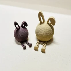 Kantenhocker „Kumpel Eibert“, Osterei mit Schlappohr, 3D-Druck, Oster Dekoration