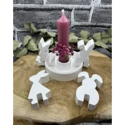 Kantensitzer | Kantenhocker | Hasen | Mitbringsel | Gastgeschenk | Deko | aus Kerakraft