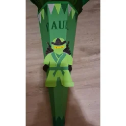 Karatekämpfer Ninja Schultüte Zuckertüte als DIY Set oder in handarbeit hergestellt-personalisiert, individuell