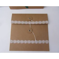 Karte - Ich denk an dich - mit Herz und Kleeblatt