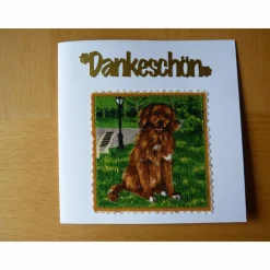 Karte Danke mit Hund Karte Konfirmation Kommunion