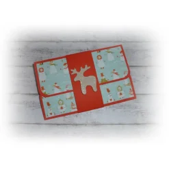Karte für eine Gutscheinkarte oder Geldschein(e), Geschenkidee zu Weihnachten oder Nikolaus, Handmade