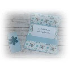 Karte für eine Gutscheinkarte oder Geldschein(e), Geschenkidee zu Weihnachten oder Nikolaus, Handmade