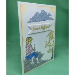 Karte für Kaffeeliebhaber / Karte besondere Anlässe / Gratulationskarte / Geburtstag / Karte Geschenk Frau