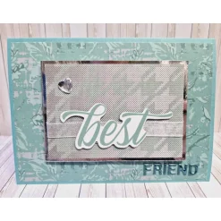 Karte Freundschaft Freunde BEST FRIEND