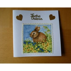 Karte "Frohe Ostern"