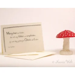 Karte Gedicht Glück auf Erden C. Spitteler