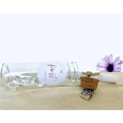 Karte Kollegin Kollege Abschied / du wirst uns fehlen / Flaschenpost