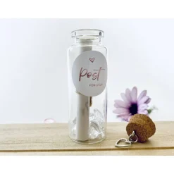 Karte Kollegin Kollege Abschied / du wirst uns fehlen / Flaschenpost