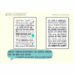 Karte Konfirmation Konfirmationskarte Glückwünsche Glückwunschkarte Konfirmation Regenbogen