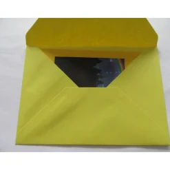 Karte mit Kunstdruck - Regenbogen mit Sternenhimmel