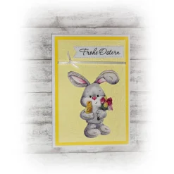 Karte zu Ostern | Osterkarte | Osterhase | Frohe Ostern  HANDMADE