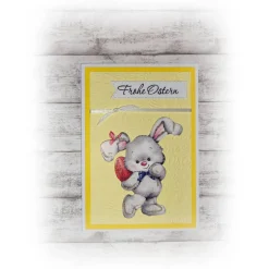 Karte zu Ostern | Osterkarte | Osterhase | Frohe Ostern  HANDMADE