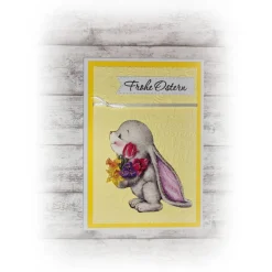 Karte zu Ostern | Osterkarte | Osterhase | Frohe Ostern  HANDMADE