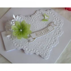 Karte zum Valentinstag/Valentinstagskarte in Herzform