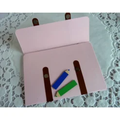 Karte zur Einschulung in rosa für ein Mädchen