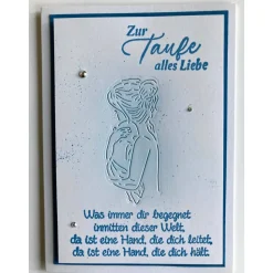 Karte zur Geburt, Babykarte, Glückwunschkarte, Baby , Taufe……Handmade
