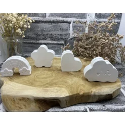 Kartenhalter aus Keracraft | Herz | Regenbogen | Blume | Wolke | Fotohalter | Geschenk