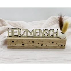 Kartenhalter mit Trockenblumen – Du, ich, passt!