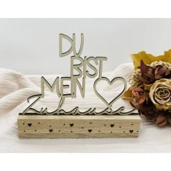 Kartenhalter mit Trockenblumen – Du, ich, passt!