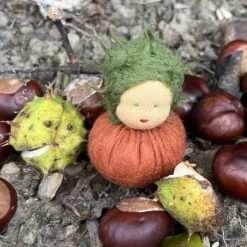 Kastanien Mini - Blumenkind - Jahreszeitentisch - Herbst