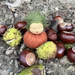 Kastanien Mini - Blumenkind - Jahreszeitentisch - Herbst