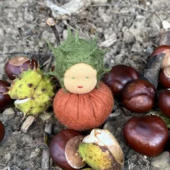 Kastanien Mini - Blumenkind - Jahreszeitentisch - Herbst
