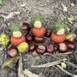 Kastanien Mini - Blumenkind - Jahreszeitentisch - Herbst