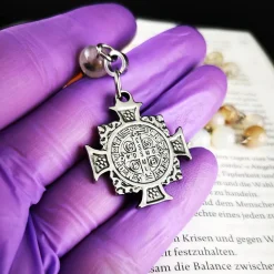 Katholischer Rosenkranz aus Achatperlen & Edelstahl – Modernes, langlebiges Design