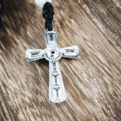 katholischer Rosenkranz, bunt, Farb- und Kreuzauswahl