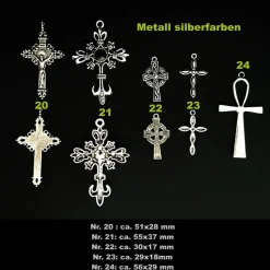 katholischer Rosenkranz, bunt, Farb- und Kreuzauswahl