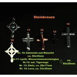 katholischer Rosenkranz, weiss,  Kreuzauswahl