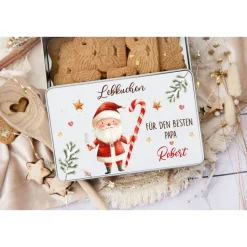 Keksdose personalisiert, Plätzchendose Weihnachten, Personalisierte Keksdose, Geschenk Kinder, Vorratsdose
