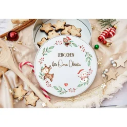Keksdose personalisiert, Plätzchendose Weihnachten, Personalisierte Keksdose, Geschenk Kinder, Vorratsdose